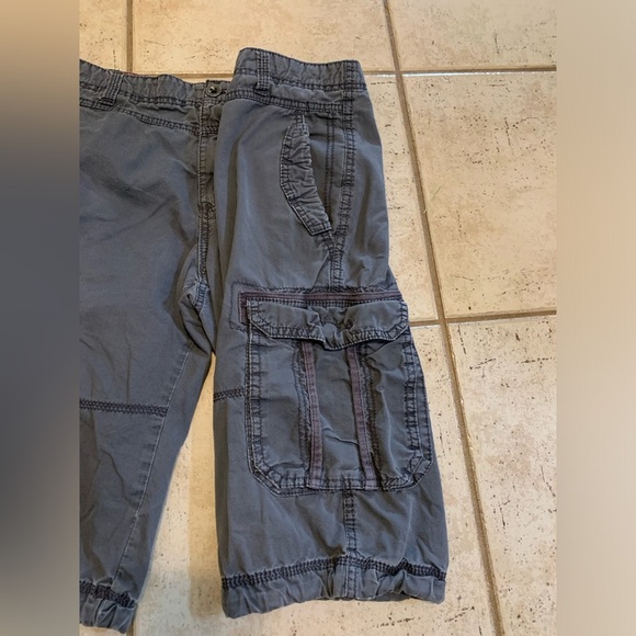 XSIDE Authentic Wear Dept. Distressed Cargo Shorts Men's W:32 Grey - Picture 5 of 7